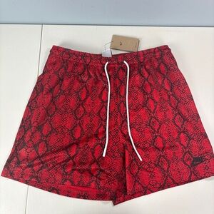 Nike Jordan Dri-Fit Mesh Basketball Shorts Red Black IB8242-657 Men's Sz